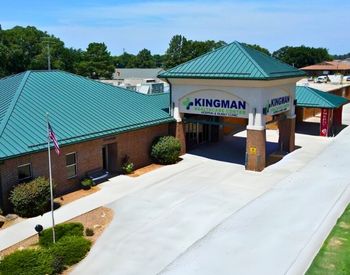 aerial photo of outside of Kingman healthcare center, Kingman, KS